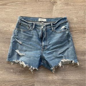 Abercrombie - Curve Love Denim Shorts - Size 29